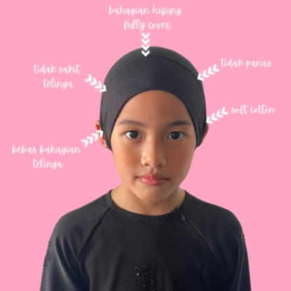 inner tudung budak